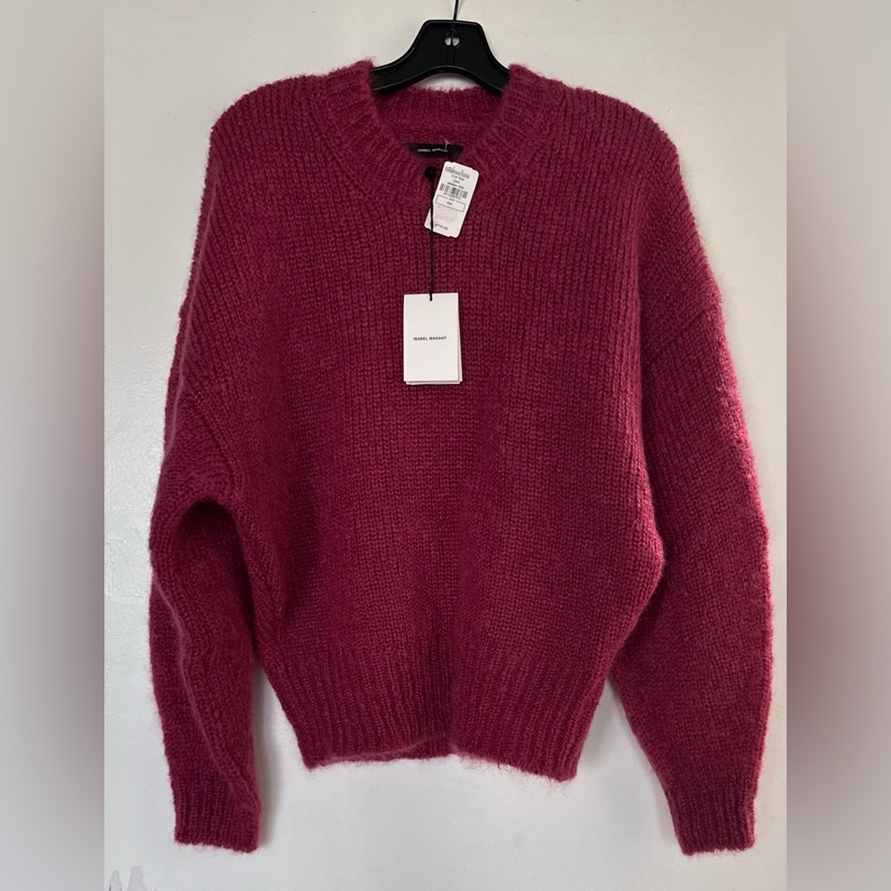 Isabel Marant Elise Blouson Sleeve Sweater
In Raspberry - Picture 2 of 7